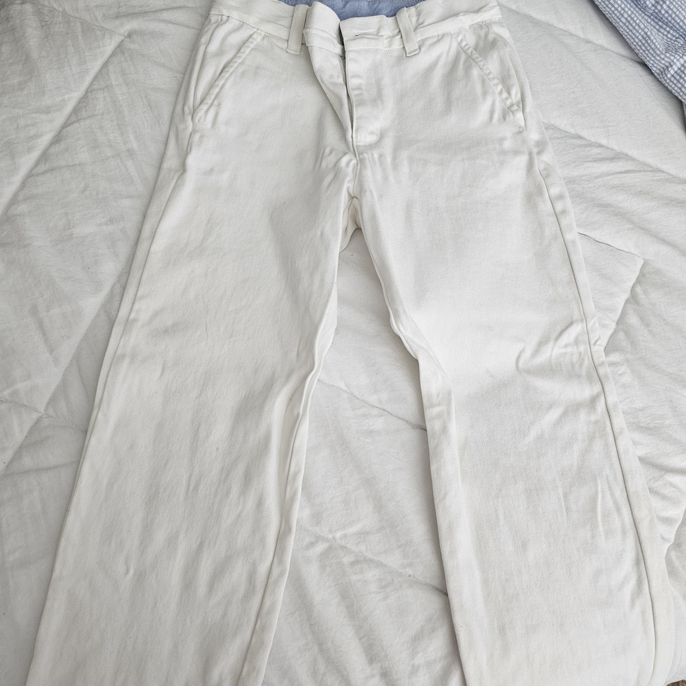 Janie and Jack Off-White Chinos